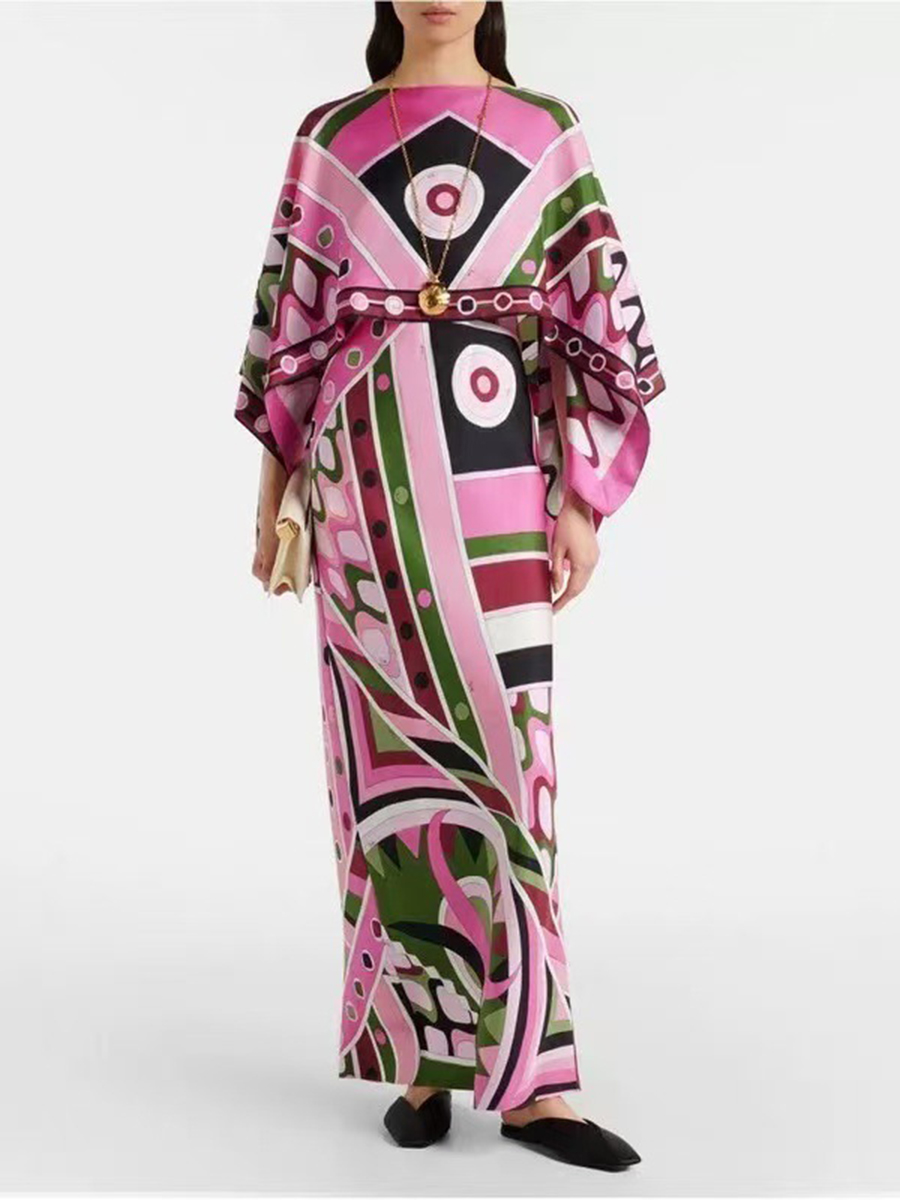 VGH Light Blue Abstract Print  - Women Formal Wear For Summer のレビューと価格
