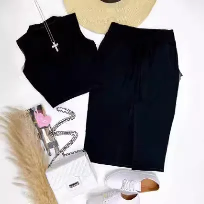 Skirt Set Women Dress Sets Two - Shift Dress Sleeveless のレビューと価格