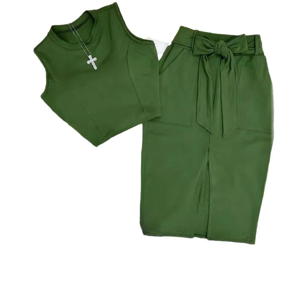Skirt Set Women Dress Sets Two - Shift Dress Sleeveless のレビューと価格