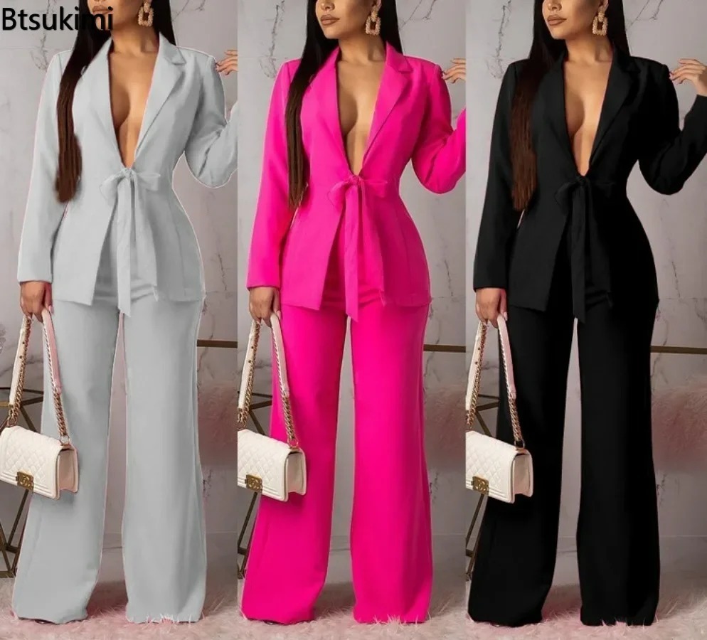 New 2026 Women's Formal Busine - Women Formal Wear With Tie のレビューと価格