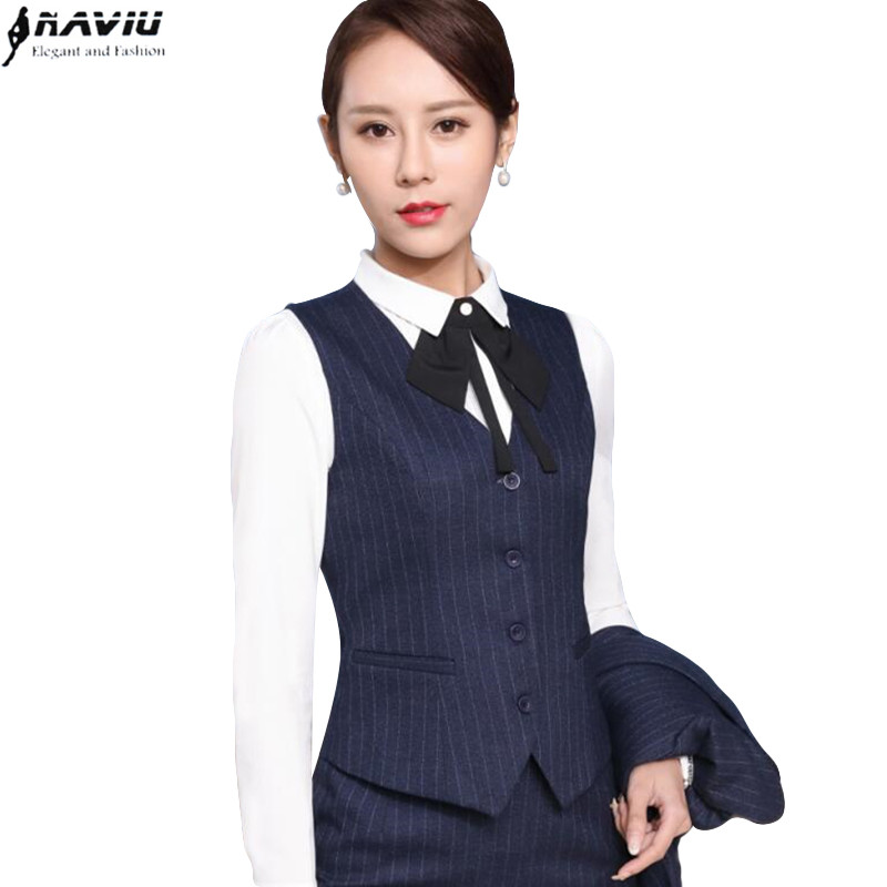 Naviu High Quality Women Strip - Women Formal Wear Vest のレビューと価格