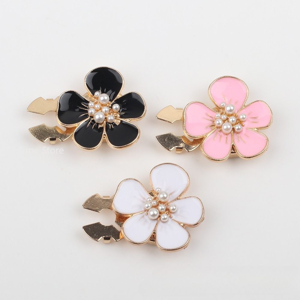 1pc Pearl Camellia Button Cove - Women Formal Wear With Tie のレビューと価格