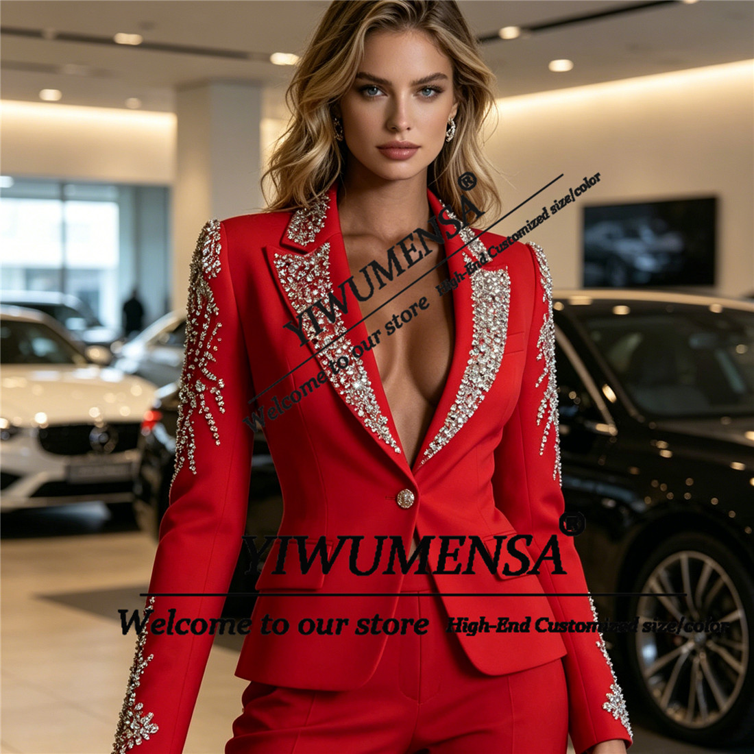 Luxury Women Suits 2 Pieces Se - Women Formal Wear Outfits のレビューと価格