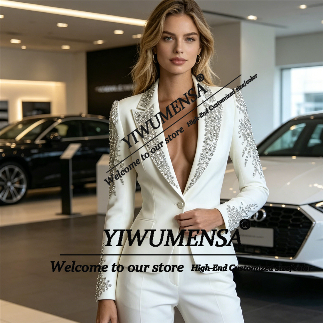 Luxury Women Suits 2 Pieces Se - Women Formal Wear Outfits のレビューと価格
