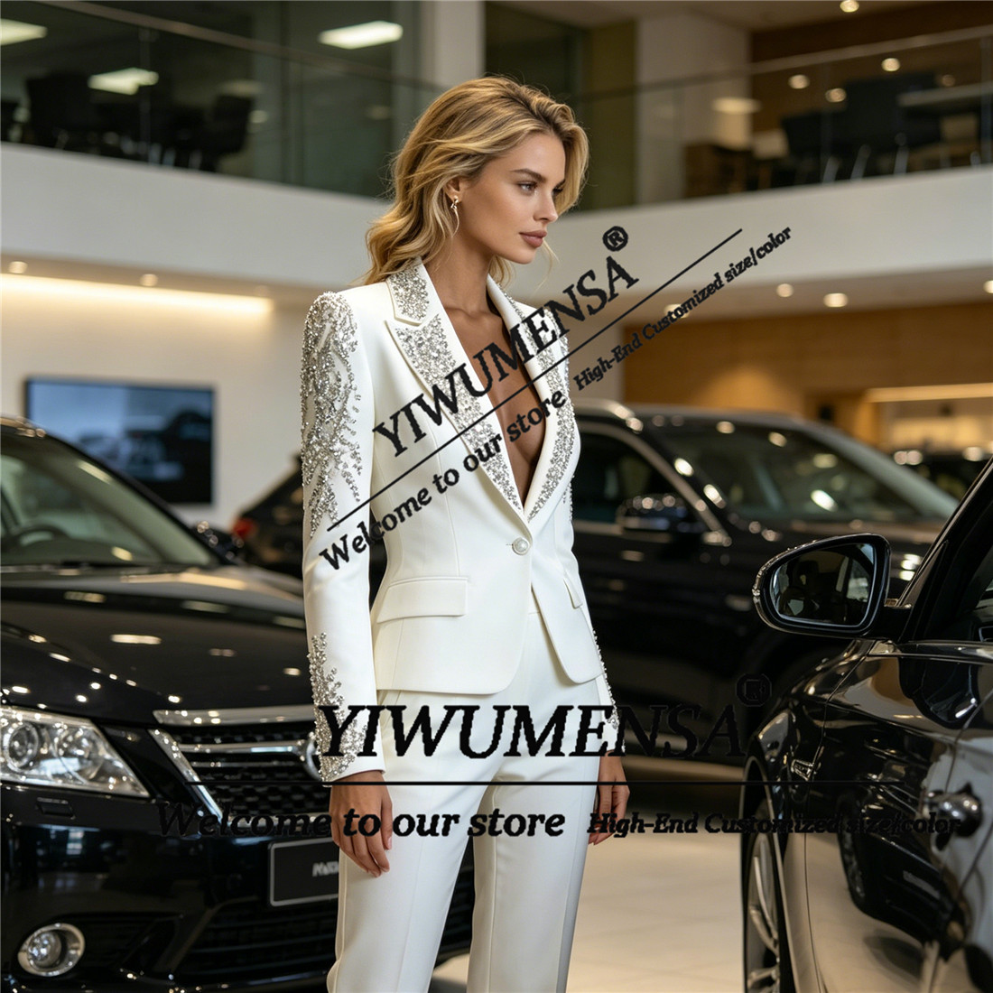 Luxury Women Suits 2 Pieces Se - Women Formal Wear Outfits のレビューと価格