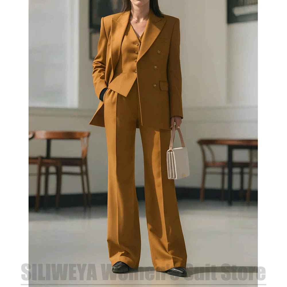 Women's Suit 3 Piece Double Br - Women Formal Wear Outfits のレビューと価格
