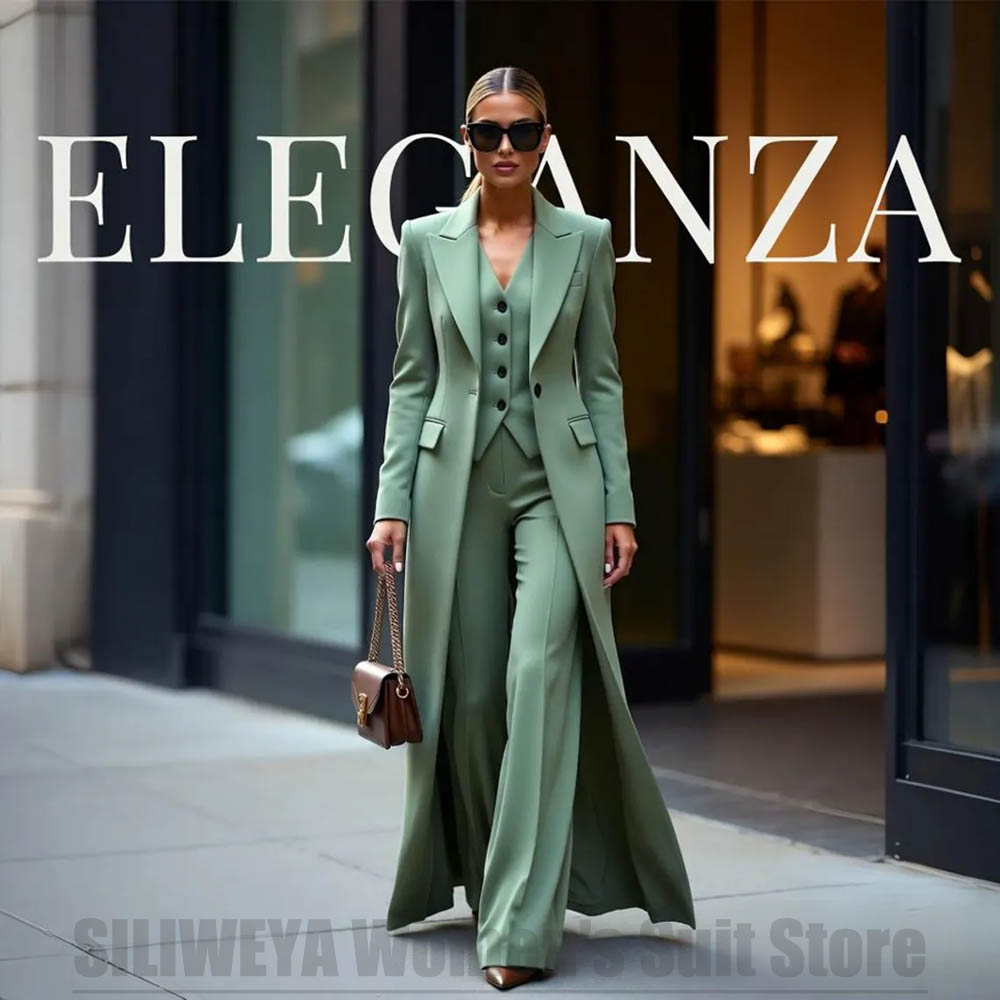 Chic Women's Suit Set Three Pi - Women Formal Wear Vest のレビューと価格