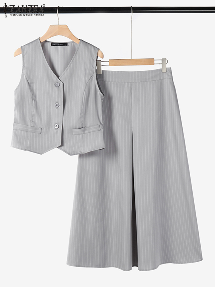 ZANZEA Office Women 2 Piece Se - Shift Dress Sleeveless のレビューと価格