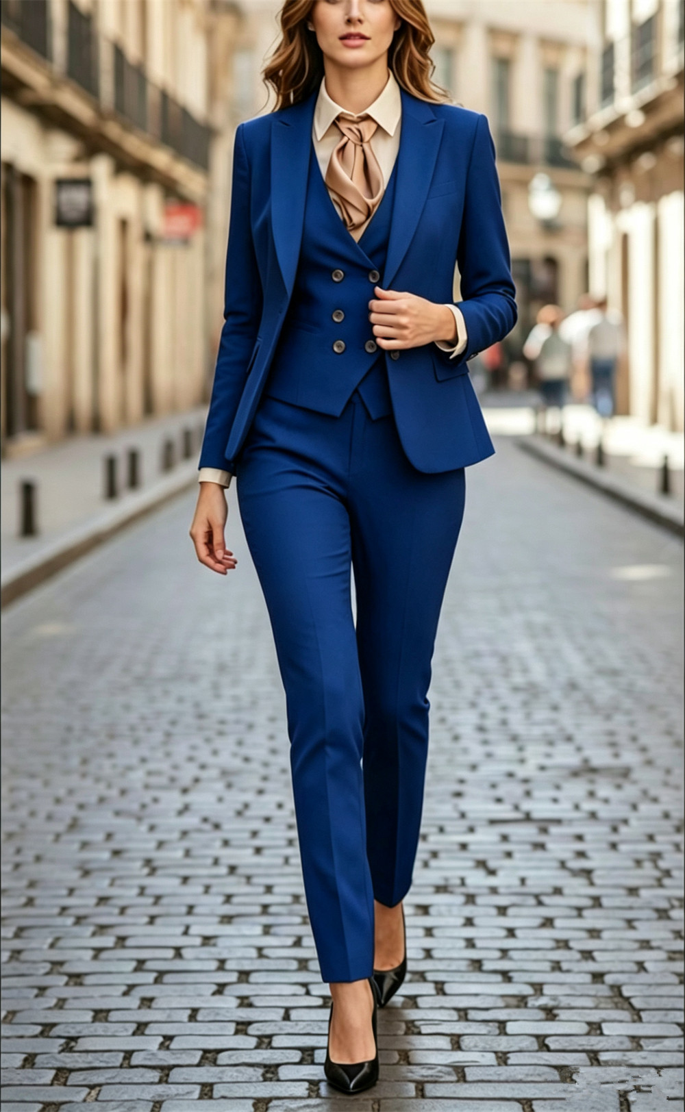Women’s Black 3 Pieces Suit Se - Women Formal Wear Vest のレビューと価格