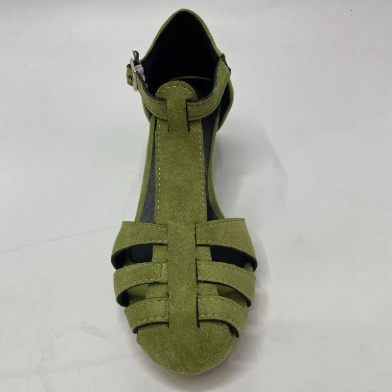 Women's Green Suede Kitten Hee - Women Formal Wear For Summer のレビューと価格
