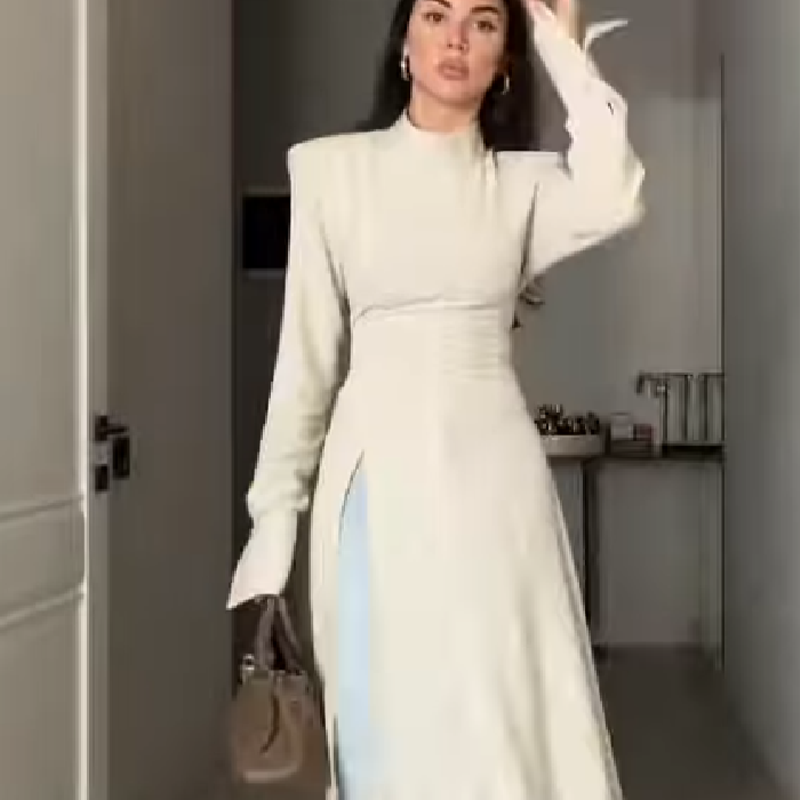 Women's Elegant High Neck Long - Women Formal Wear Outfits のレビューと価格