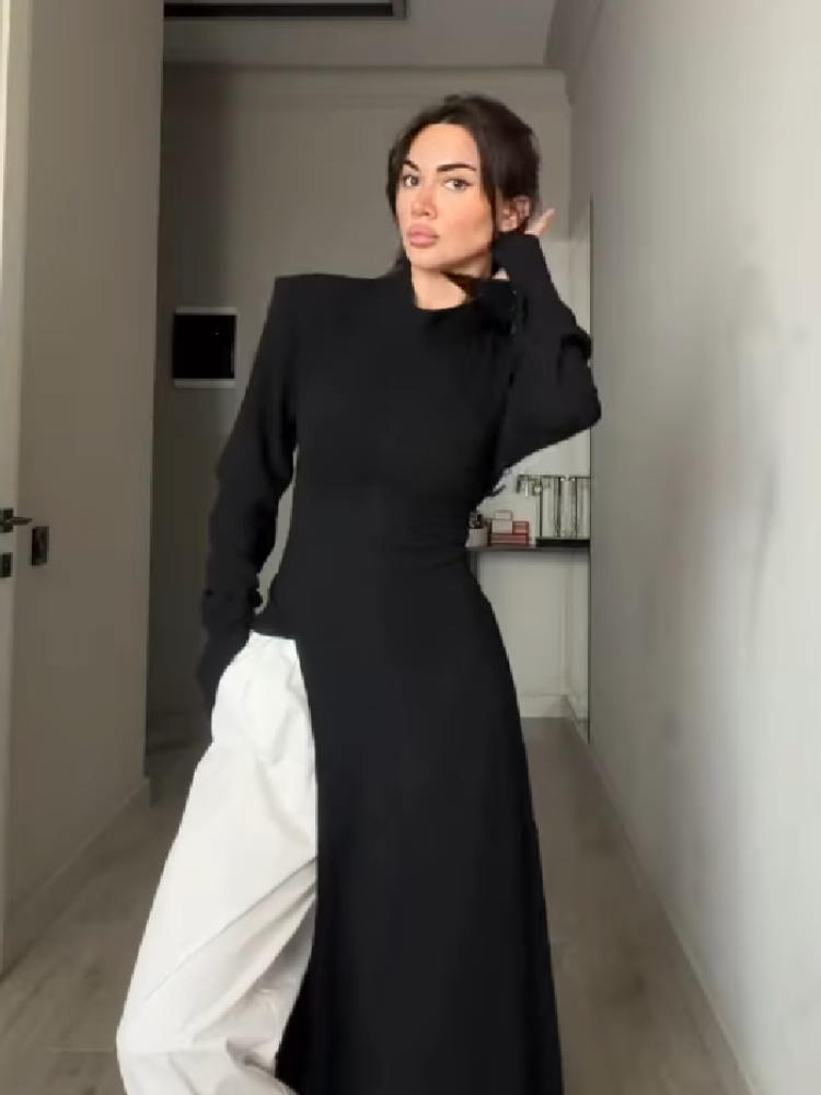 Women's Elegant High Neck Long - Women Formal Wear Outfits のレビューと価格