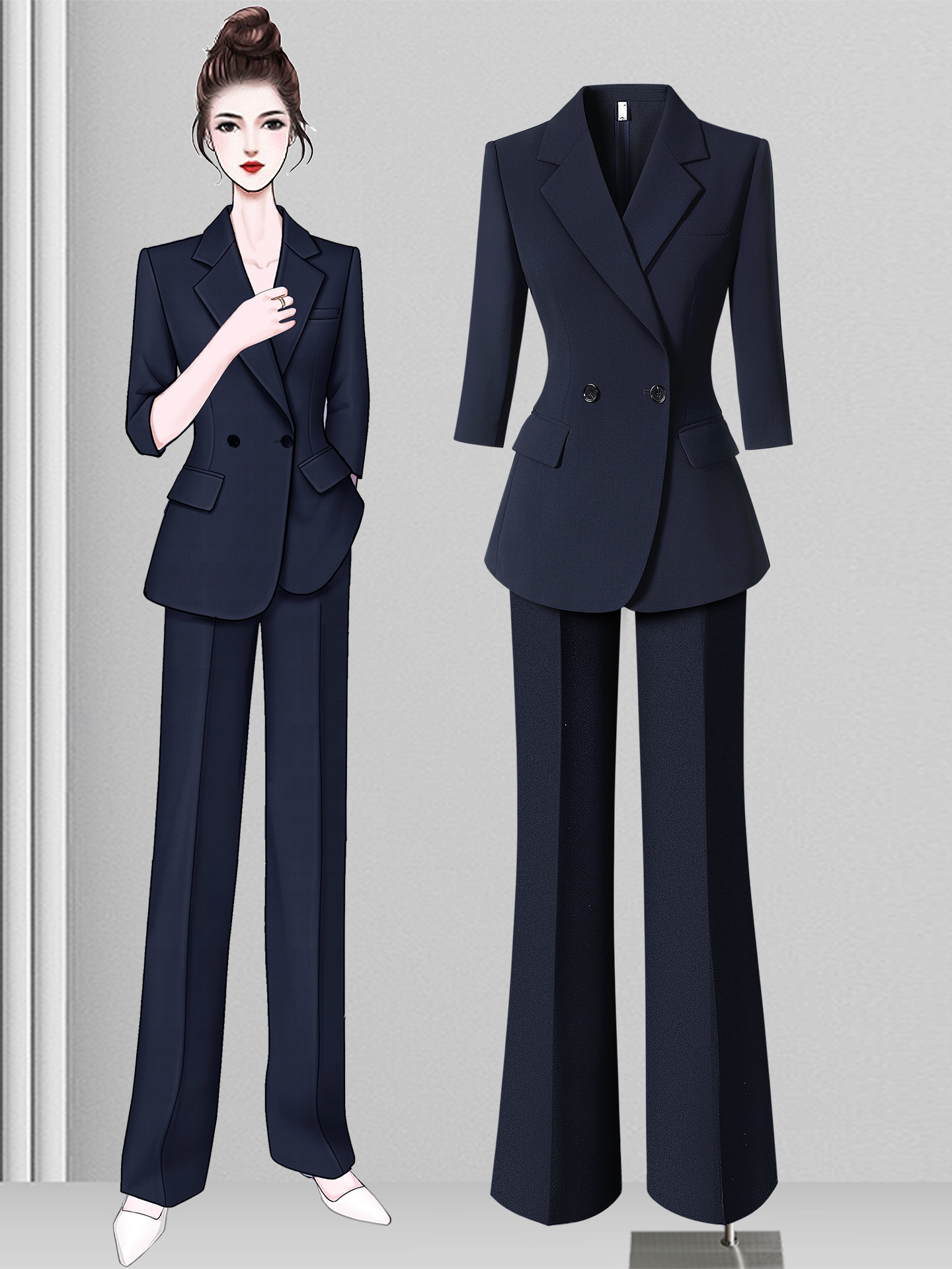 Professional Thin Seven-Quarte - Women'S Formal Wear Stores のレビューと価格