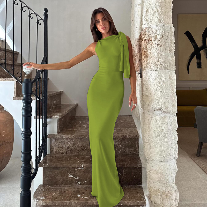 New Women Fashion Solid O-Neck - Women Formal Wear For Summer のレビューと価格
