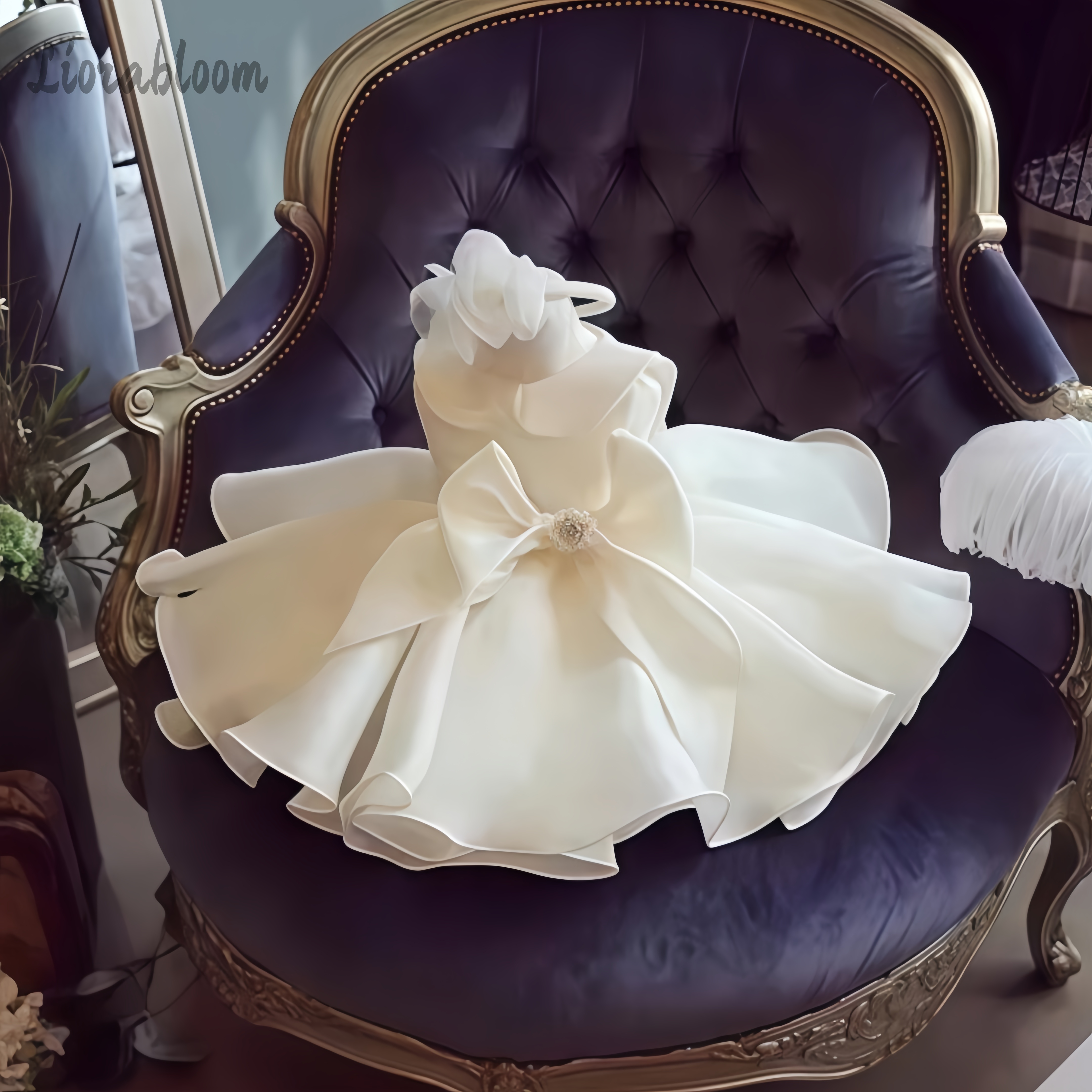 White Pearl Embellished Dress  - Women Formal Wear For Wedding のレビューと価格