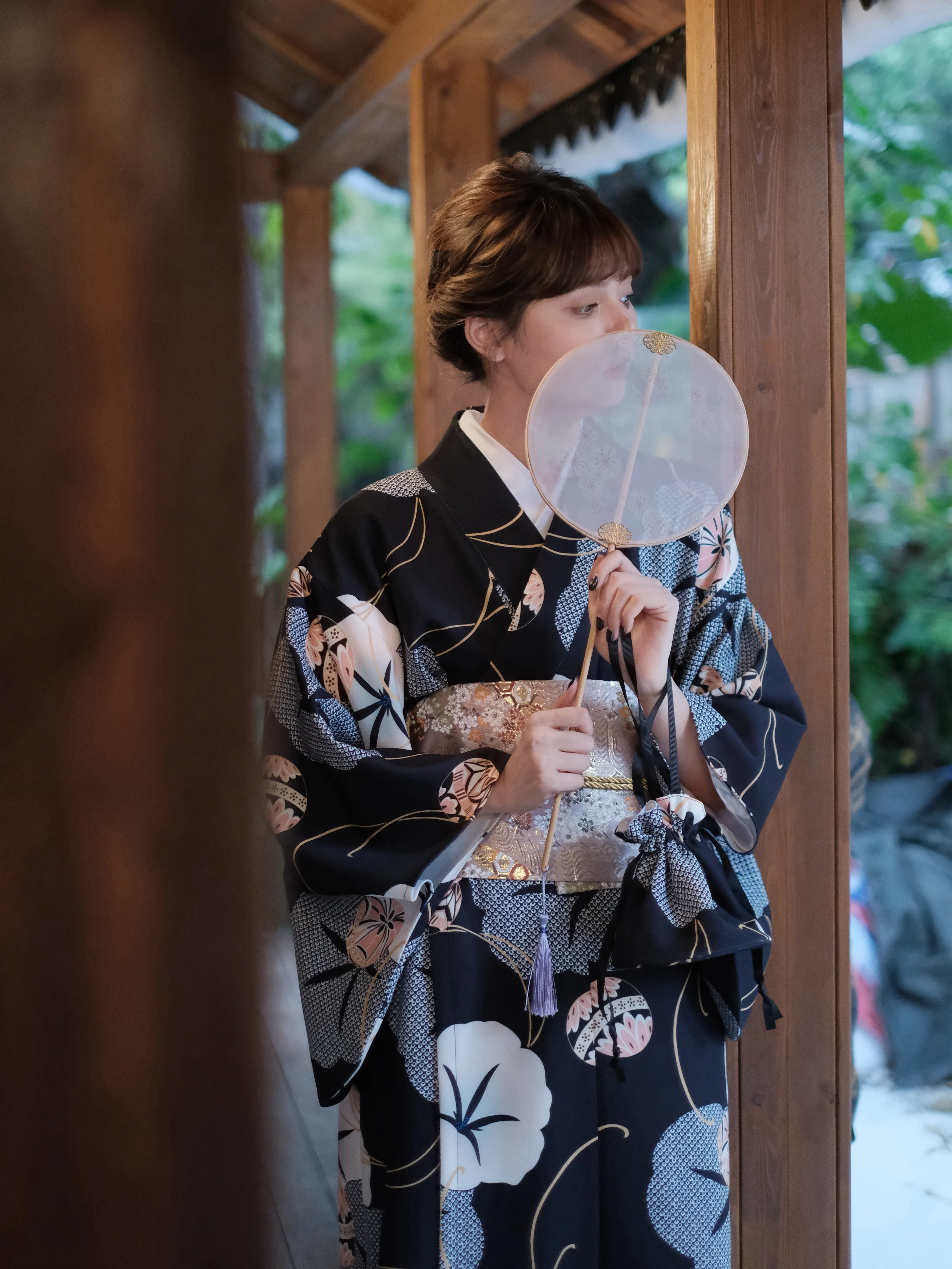 Women Japanese Kimono Black Co - Japanese Women Formal Wear のレビューと価格