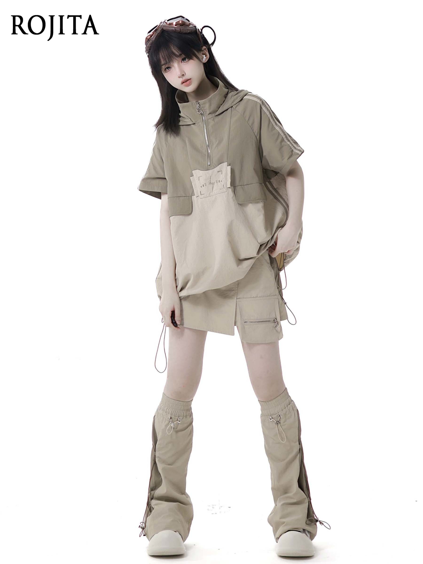 Lightweight Breathable Khaki E - Shift Dress Sleeveless のレビューと価格