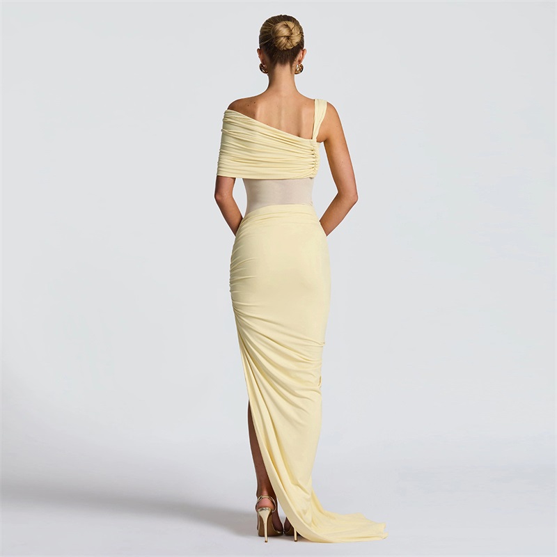 Yellow Women Prom Dress 2 Pcs  - Women'S Holiday Formal Wear のレビューと価格