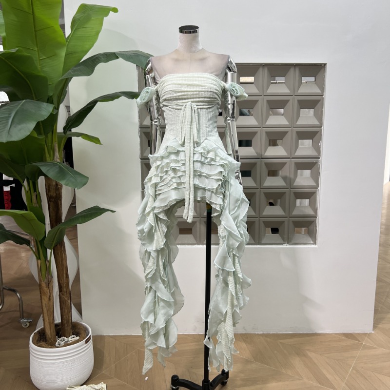 KBQ Solid Spliced Tassel Irreg - Women Formal Wear For Summer のレビューと価格