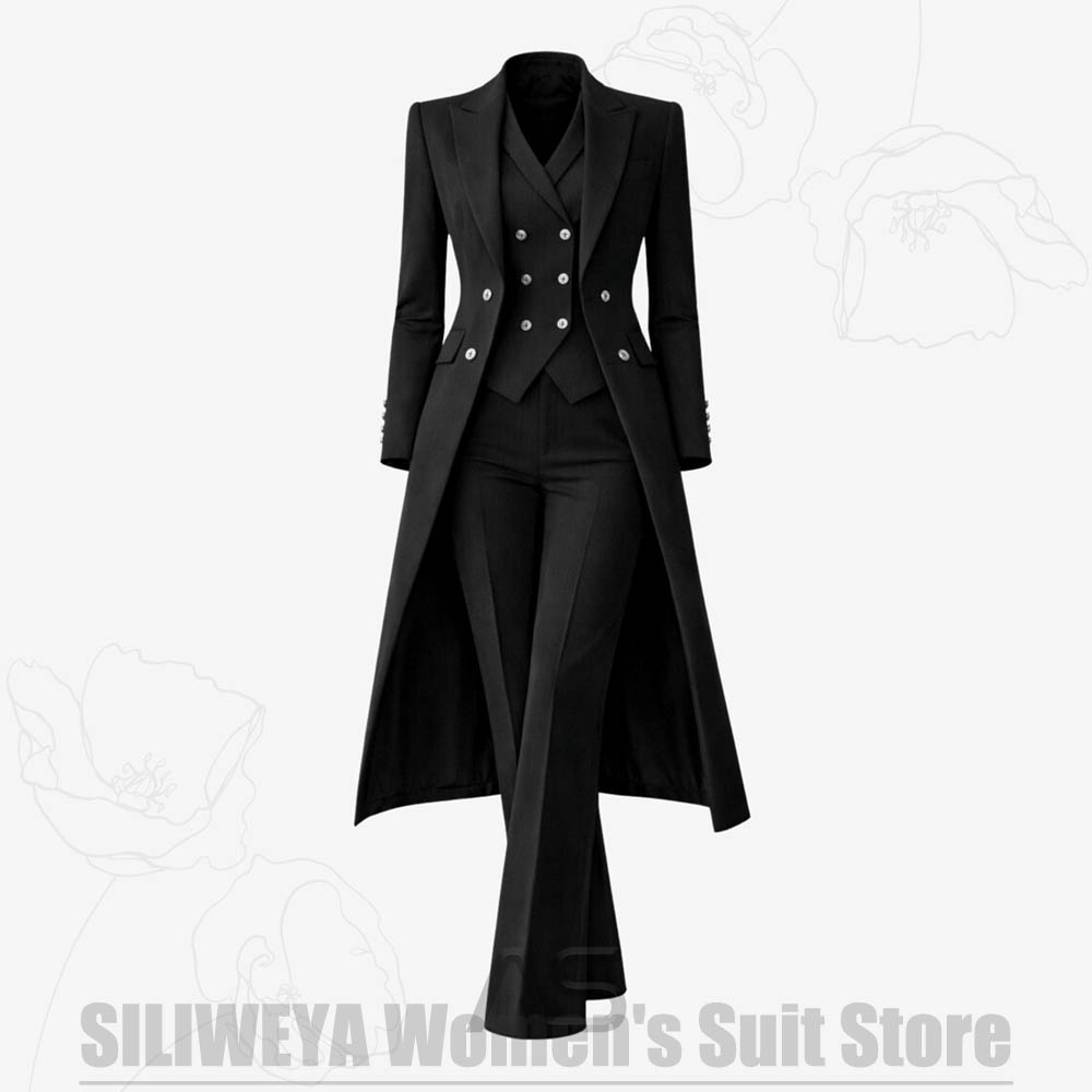 Women's Suit 3 Piece Double Br - Women Formal Wear For Wedding のレビューと価格