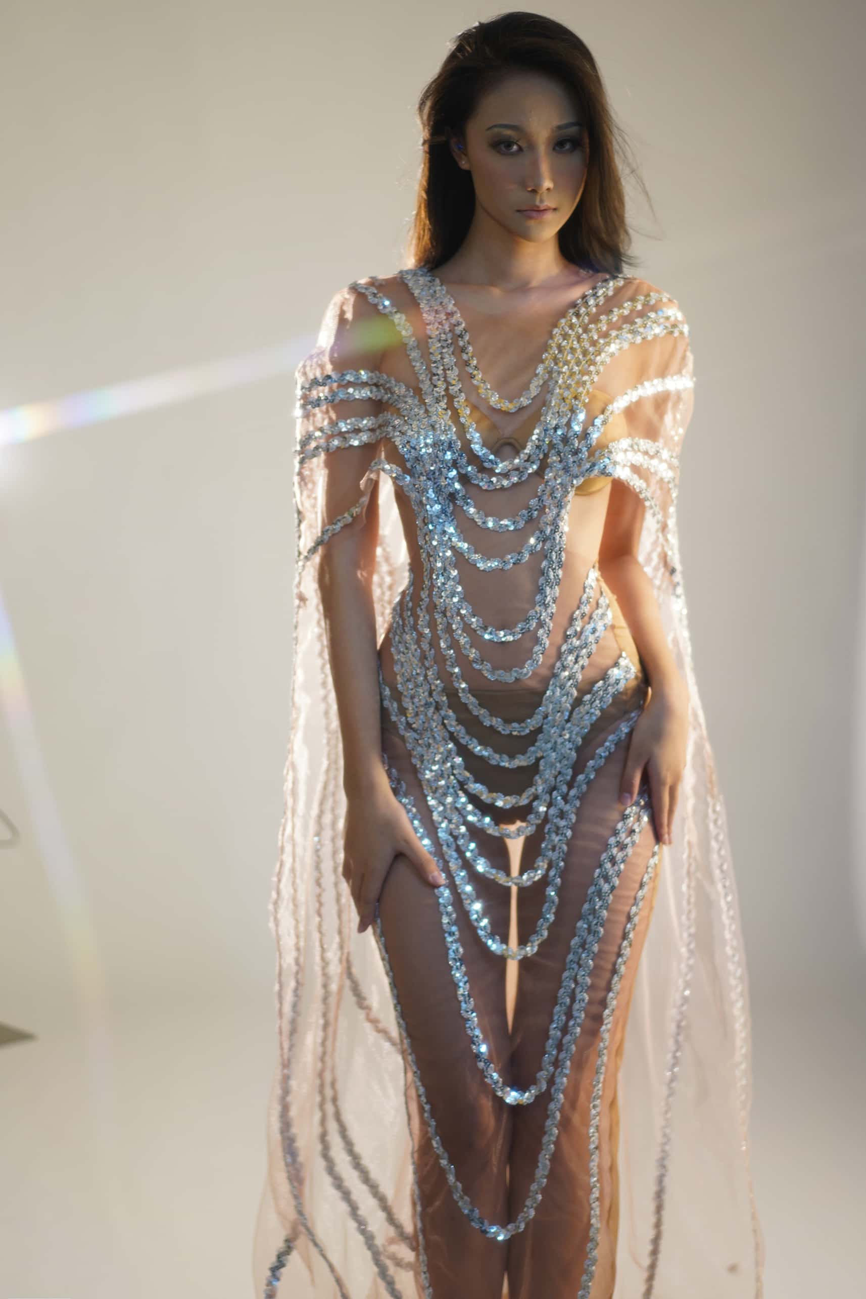 Silver Sequins Dress Birthday  - Shift Dress Sleeveless のレビューと価格