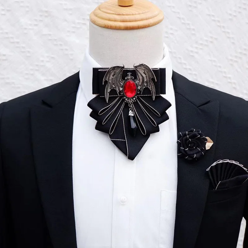 Men's Bow Tie Brooch Set Briti - Women Formal Wear With Tie のレビューと価格