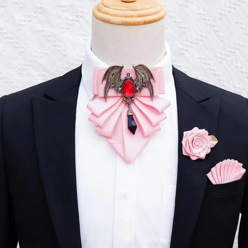 Men's Bow Tie Brooch Set Briti - Women Formal Wear With Tie のレビューと価格