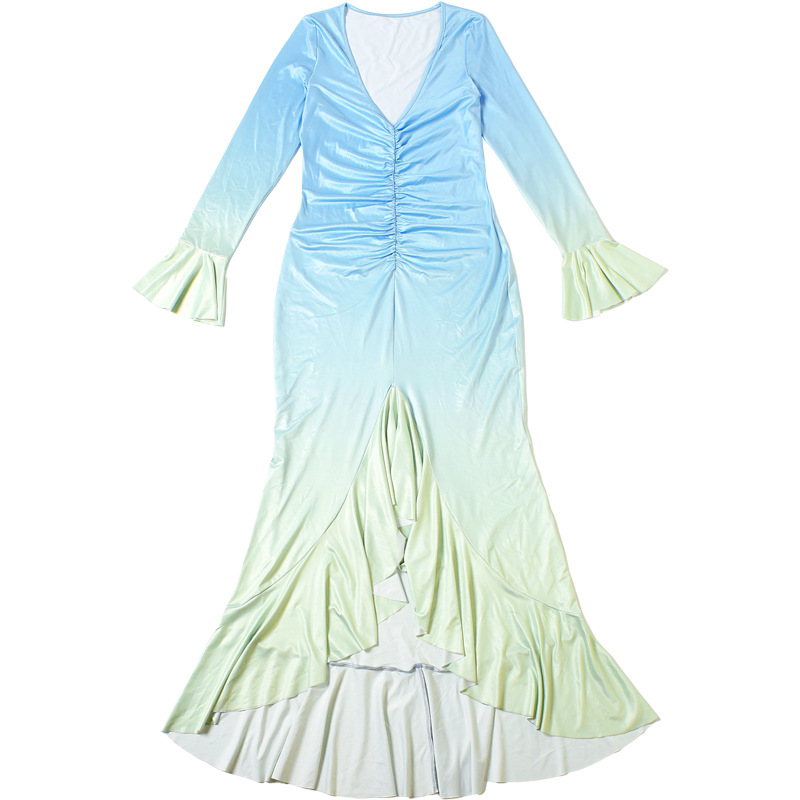 Gradient Blue Women Prom Dress - Women'S Holiday Formal Wear のレビューと価格