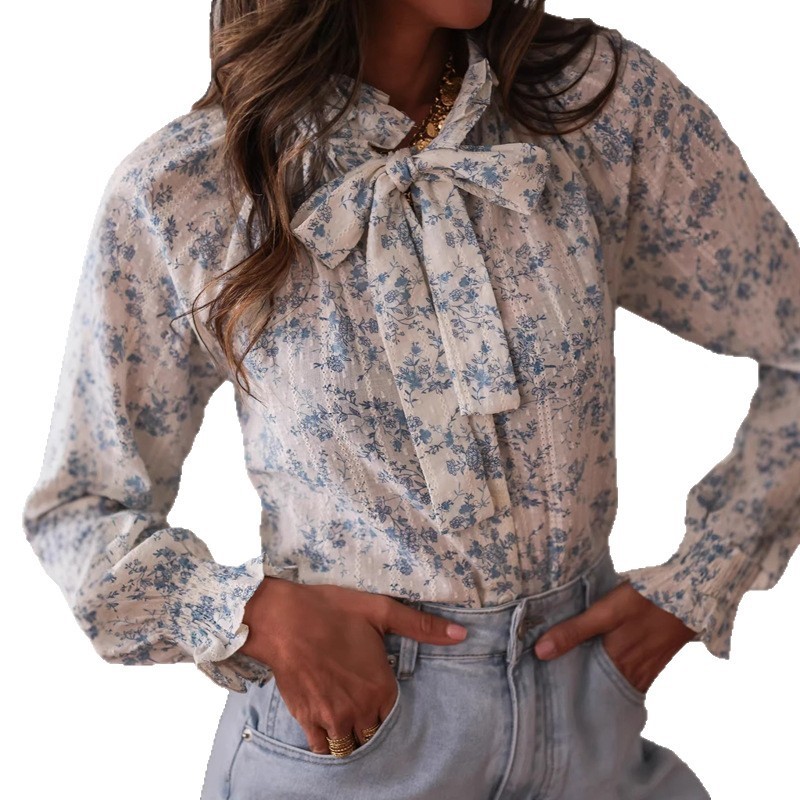 Womens Wear Bow Fashion Printe - Women Formal Wear With Tie のレビューと価格